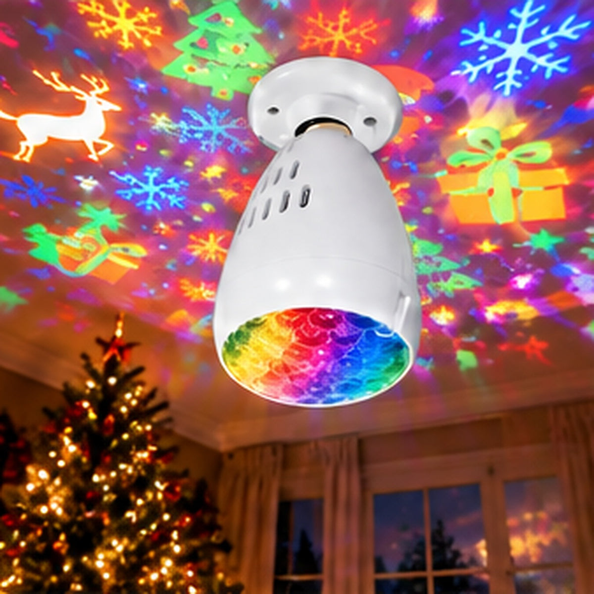 JollyGlimmer Festive Glow Projector Light